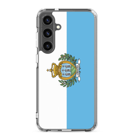 Coque Téléphone Drapeau de Saint-Marin - Pixelforma