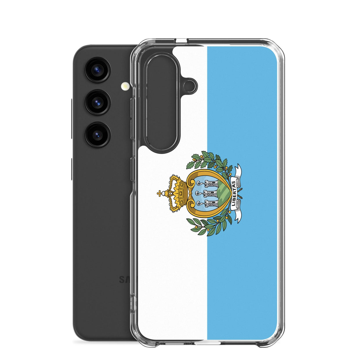 Coque Téléphone Drapeau de Saint-Marin - Pixelforma