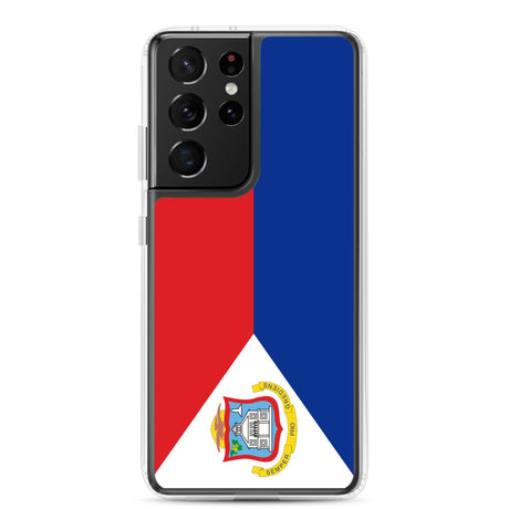 Coque Téléphone Drapeau de Saint-Martin - Pixelforma