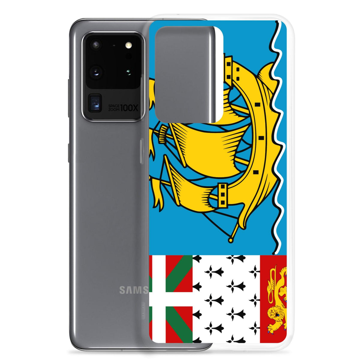 Coque Téléphone Drapeau de Saint-Pierre-et-Miquelon - Pixelforma