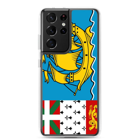 Coque Téléphone Drapeau de Saint-Pierre-et-Miquelon - Pixelforma 