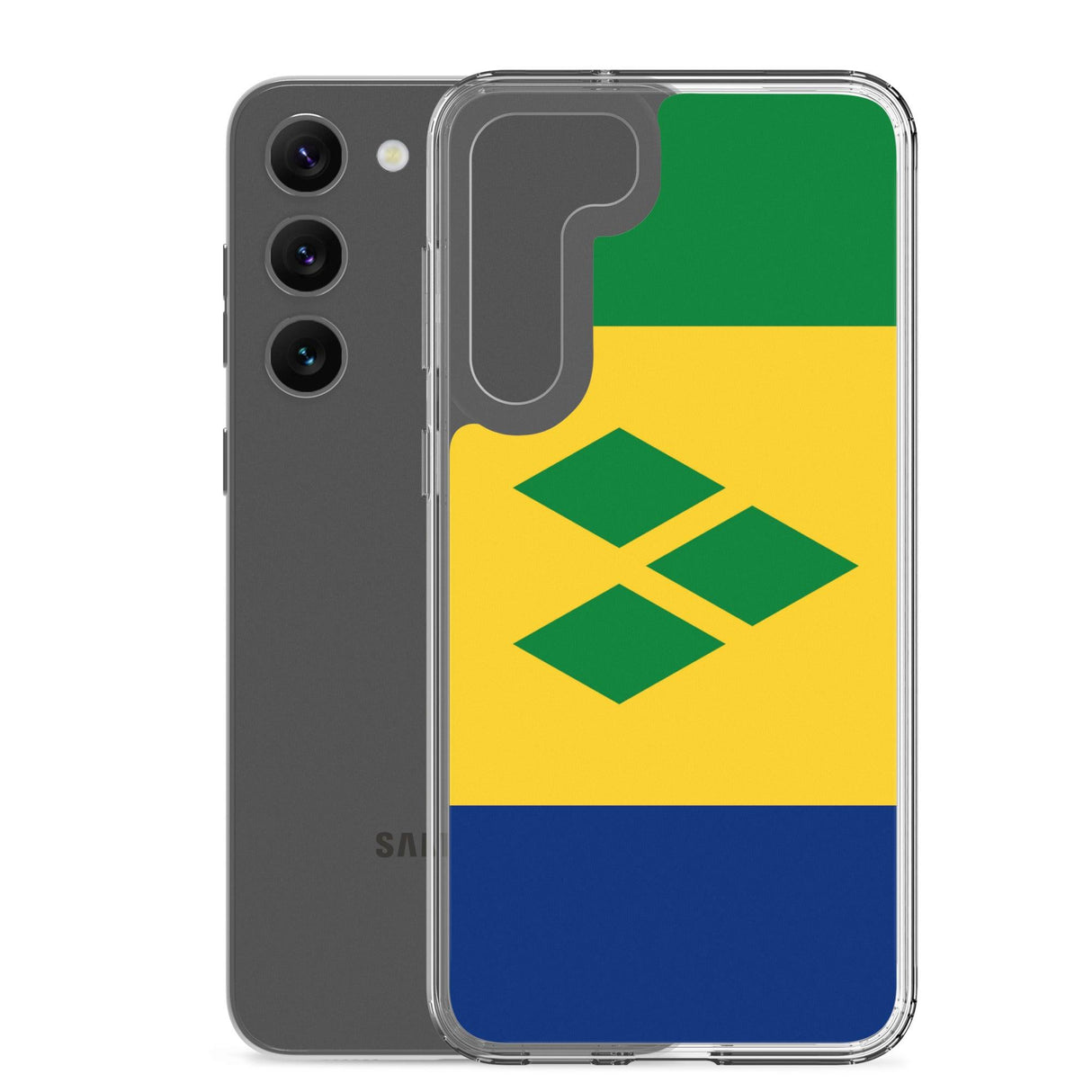 Coque Téléphone Drapeau de Saint-Vincent-et-les-Grenadines - Pixelforma