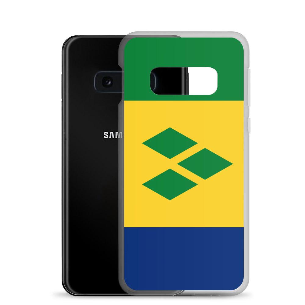 Coque Téléphone Drapeau de Saint-Vincent-et-les-Grenadines - Pixelforma