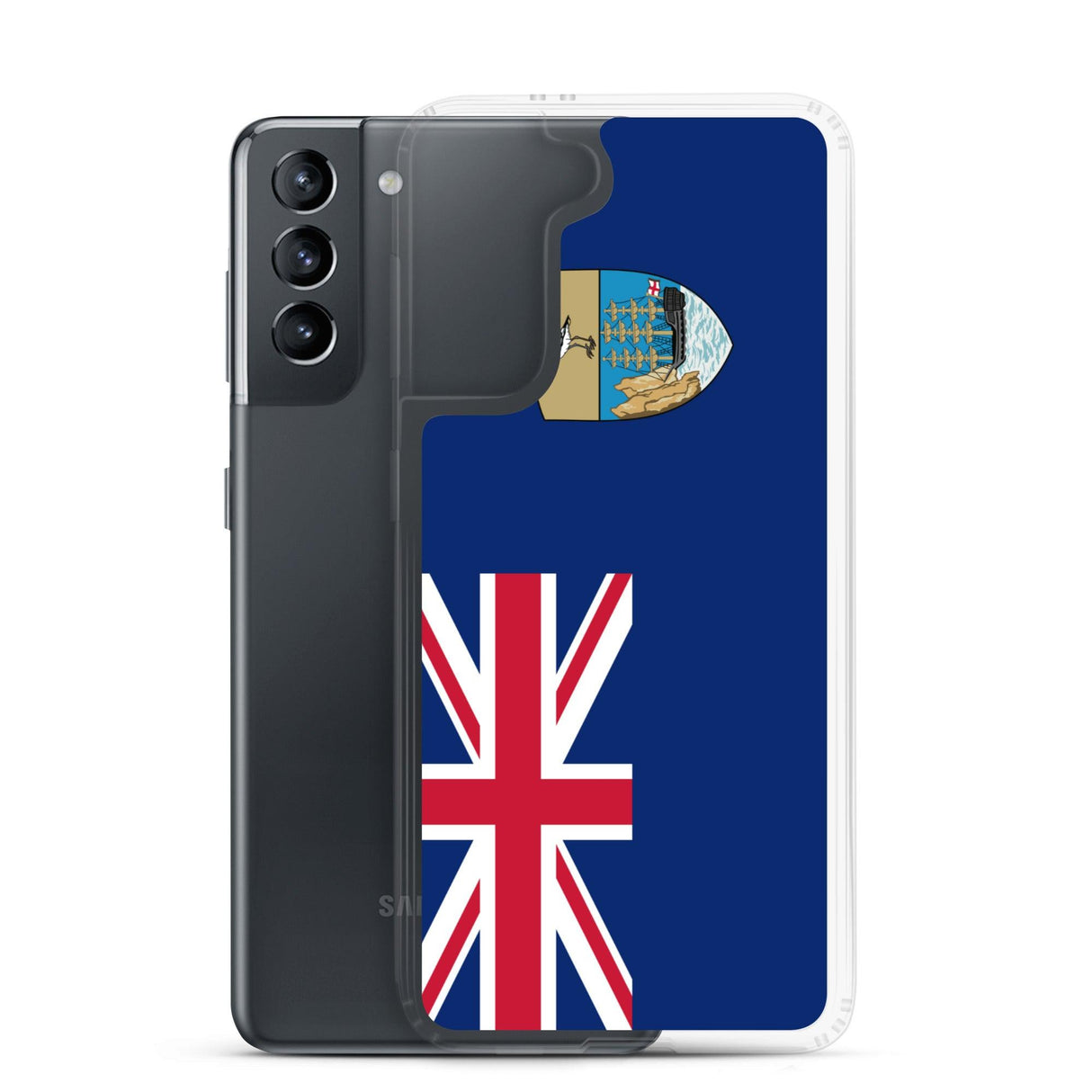 Coque Téléphone Drapeau de Sainte-Hélène, Ascension et Tristan da Cunha - Pixelforma 