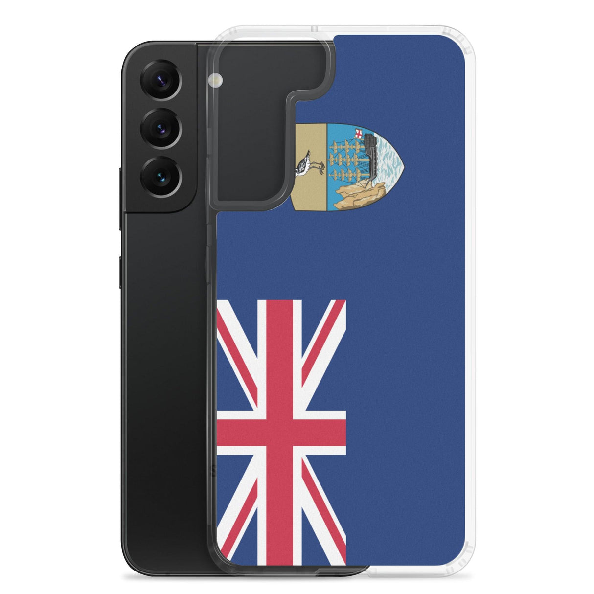 Coque Téléphone Drapeau de Sainte-Hélène, Ascension et Tristan da Cunha - Pixelforma 