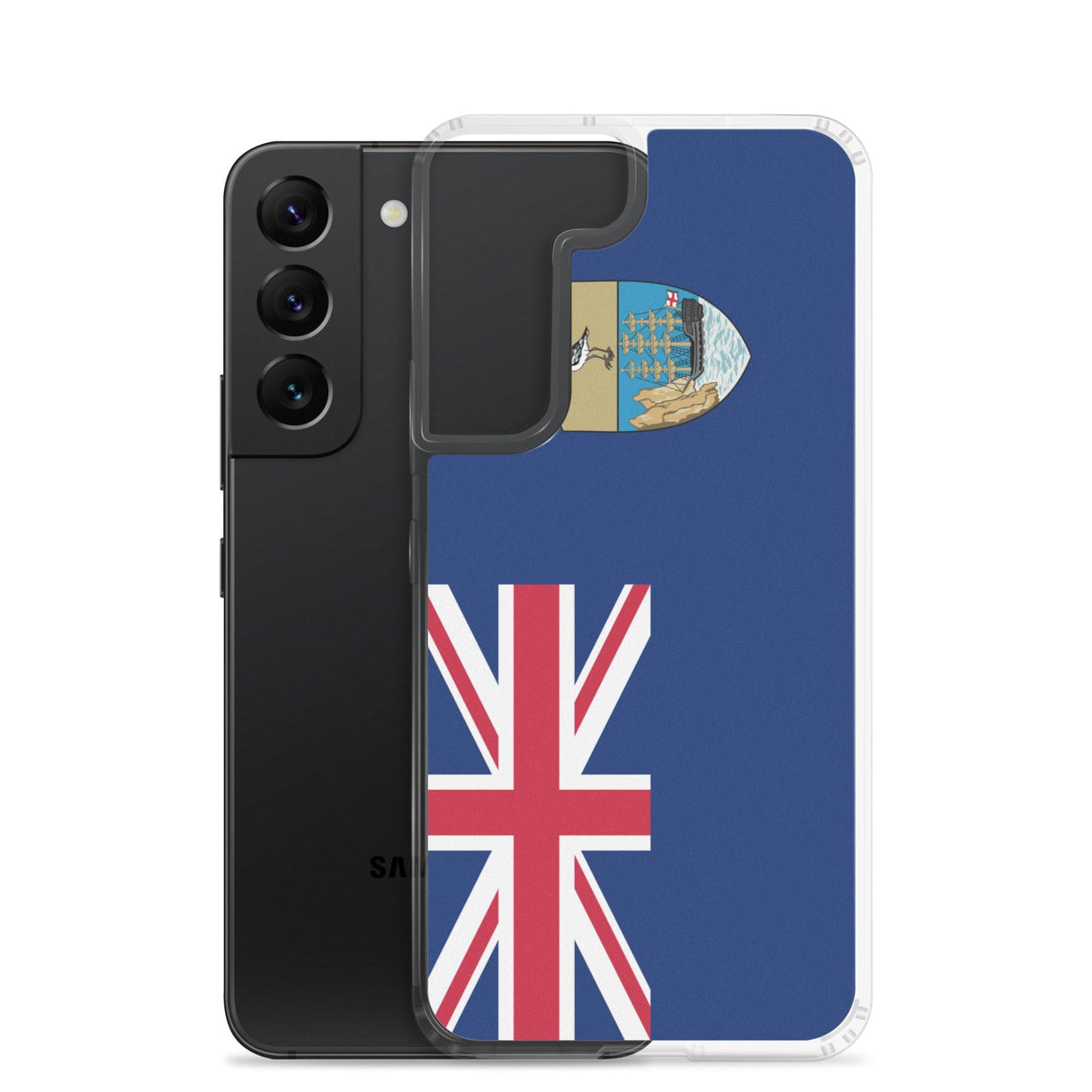 Coque Téléphone Drapeau de Sainte-Hélène, Ascension et Tristan da Cunha - Pixelforma 