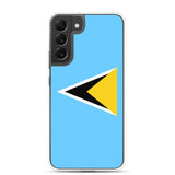 Coque Téléphone Drapeau de Sainte-Lucie - Pixelforma