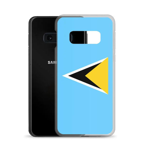 Coque téléphone drapeau de sainte-lucie - pixelforma