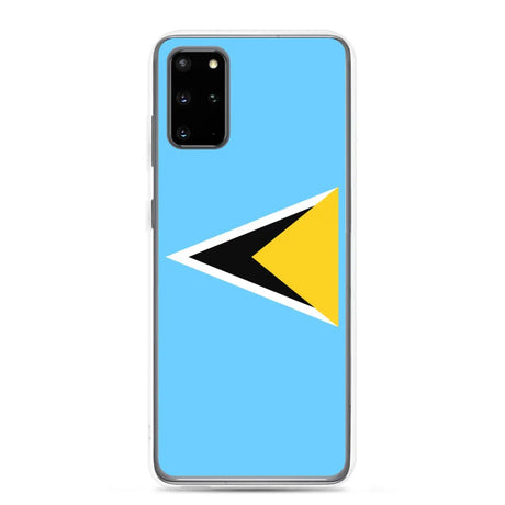 Coque téléphone drapeau de sainte-lucie - pixelforma