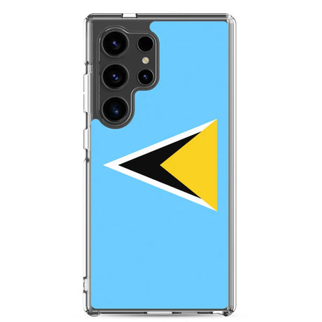 Coque téléphone drapeau de sainte-lucie - pixelforma