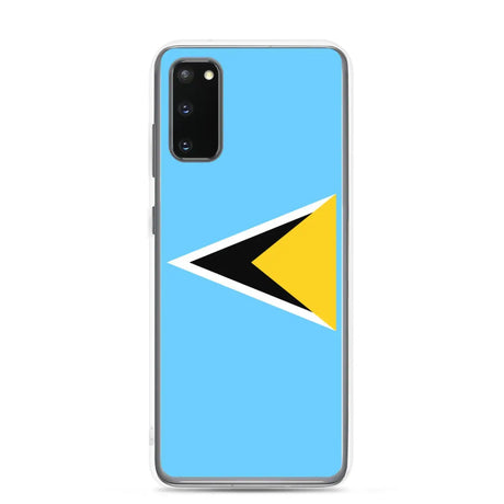 Coque téléphone drapeau de sainte-lucie - pixelforma