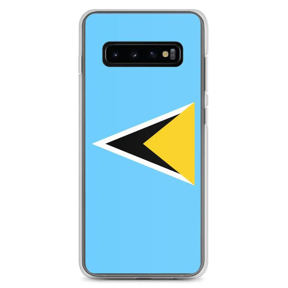 Coque Téléphone Drapeau de Sainte-Lucie - Pixelforma 