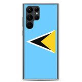 Coque Téléphone Drapeau de Sainte-Lucie - Pixelforma 