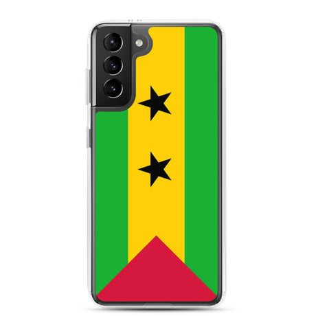 Coque Téléphone Drapeau de Sao Tomé-et-Principe - Pixelforma