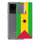 Coque téléphone drapeau de sao tomé-et-principe - pixelforma