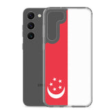 Coque Téléphone Drapeau de Singapour - Pixelforma