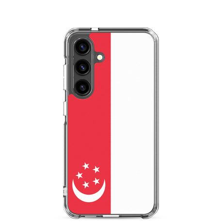 Coque Téléphone Drapeau de Singapour - Pixelforma