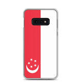 Coque Téléphone Drapeau de Singapour - Pixelforma