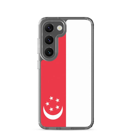 Coque téléphone drapeau de singapour - pixelforma