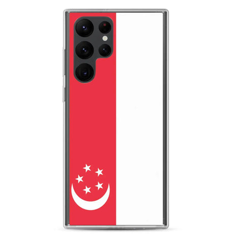 Coque téléphone drapeau de singapour - pixelforma