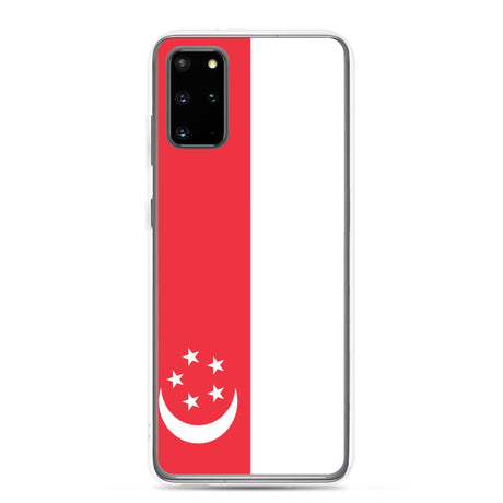 Coque Téléphone Drapeau de Singapour - Pixelforma