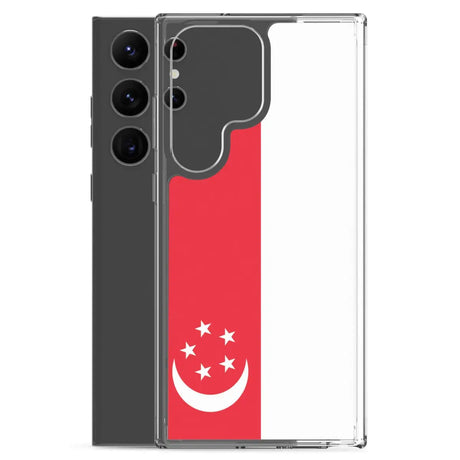 Coque téléphone drapeau de singapour - pixelforma