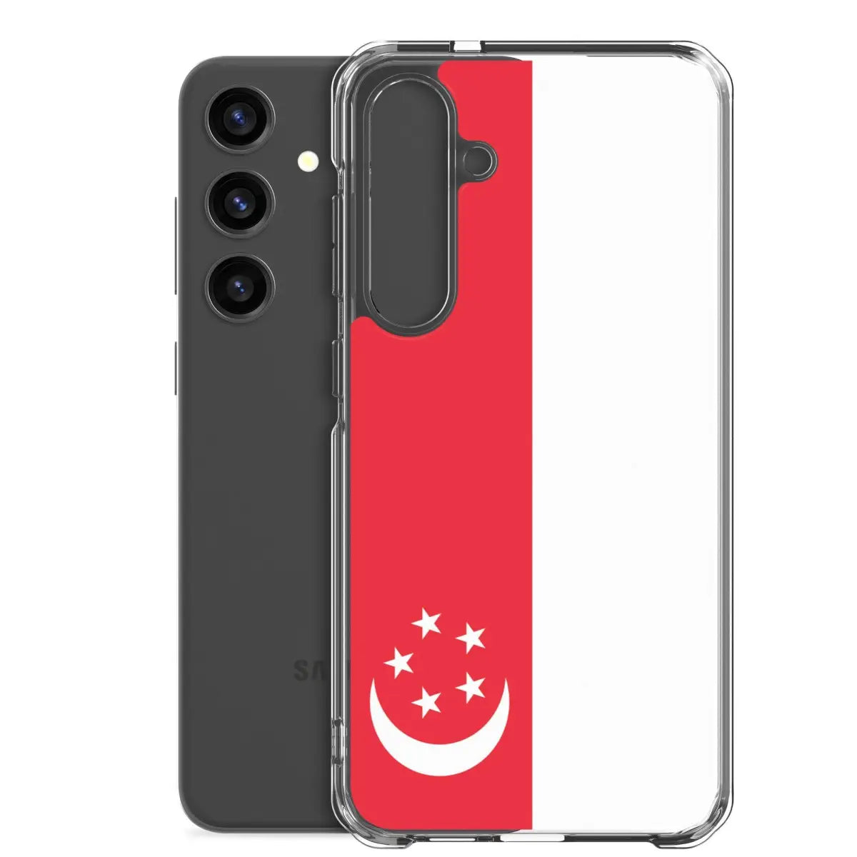 Coque Téléphone Drapeau de Singapour - Pixelforma 