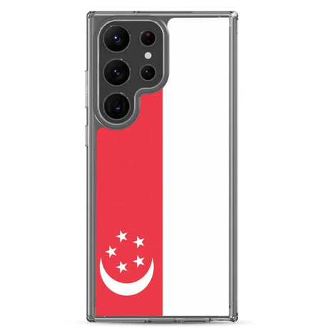 Coque Téléphone Drapeau de Singapour - Pixelforma 