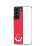 Coque Téléphone Drapeau de Singapour - Pixelforma 