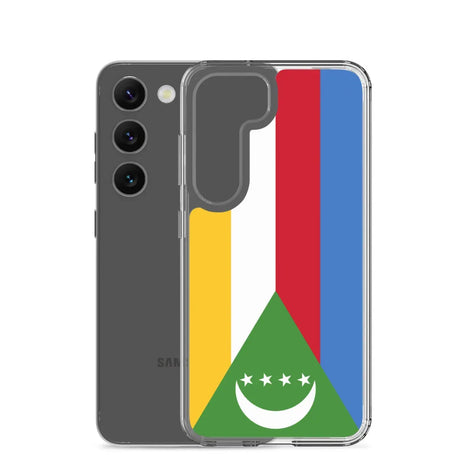 Coque téléphone drapeau des comores - pixelforma