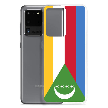 Coque téléphone drapeau des comores - pixelforma