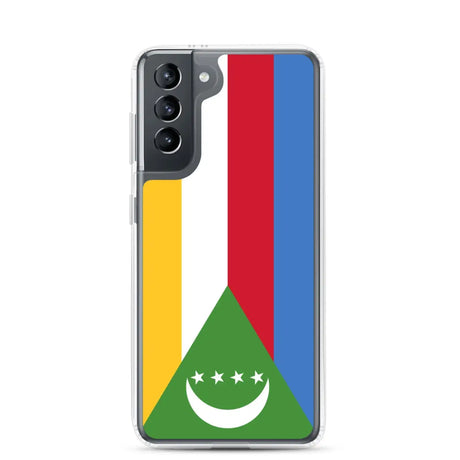 Coque téléphone drapeau des comores - pixelforma
