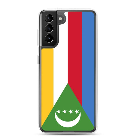 Coque téléphone drapeau des comores - pixelforma