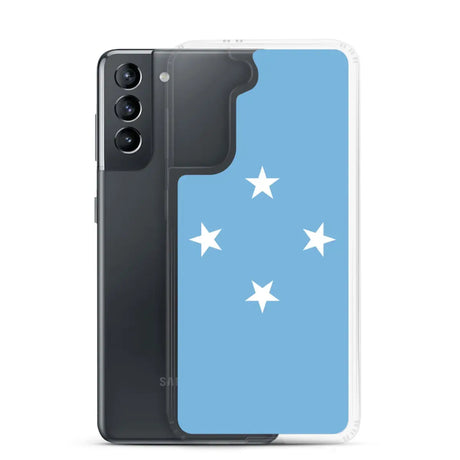 Coque téléphone drapeau des états fédérés de micronésie - pixelforma