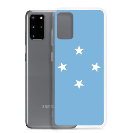 Coque téléphone drapeau des états fédérés de micronésie - pixelforma