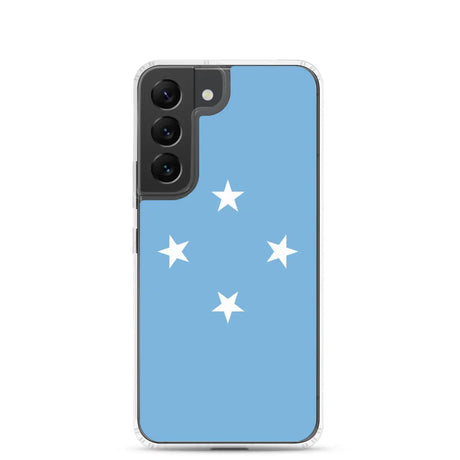 Coque téléphone drapeau des états fédérés de micronésie - pixelforma