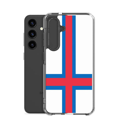 Coque téléphone drapeau des îles féroé - pixelforma