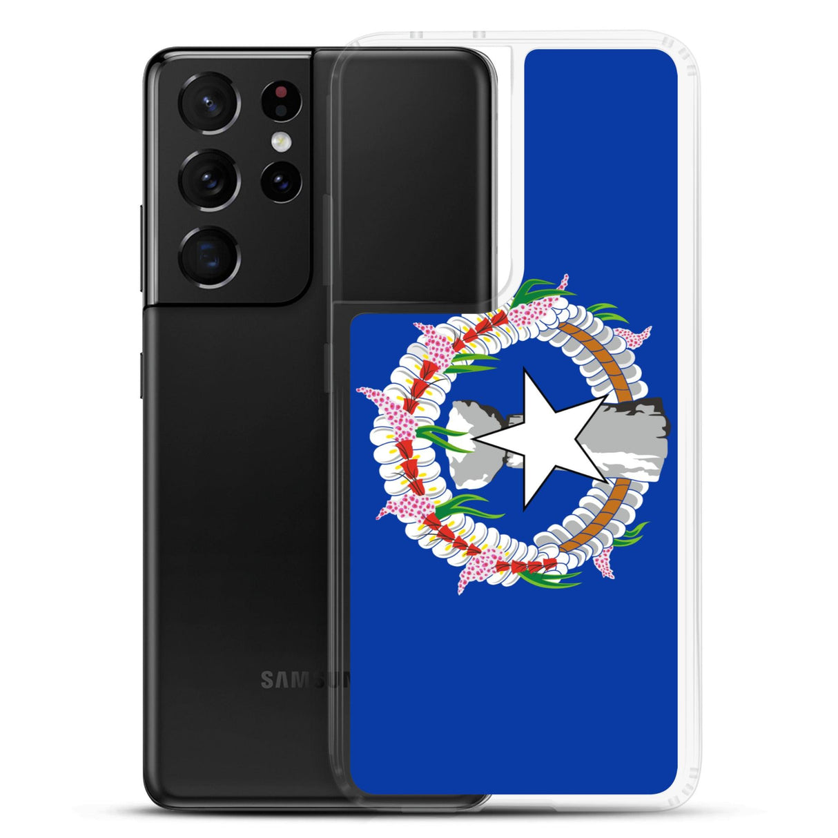 Coque Téléphone Drapeau des Îles Mariannes du Nord - Pixelforma