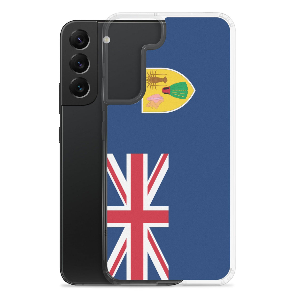 Coque Téléphone Drapeau des Îles Turques-et-Caïques - Pixelforma