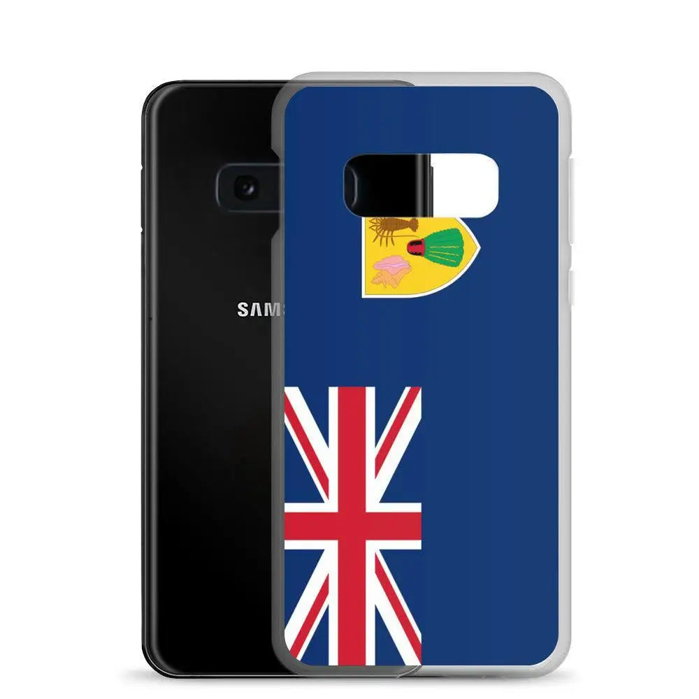 Coque téléphone drapeau des îles turques-et-caïques - pixelforma