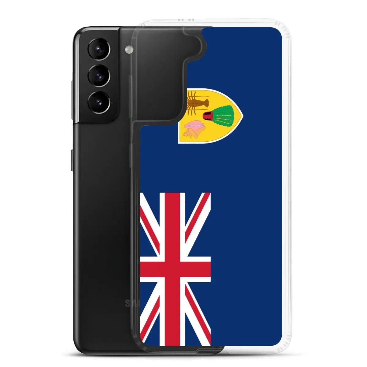 Coque téléphone drapeau des îles turques-et-caïques - pixelforma