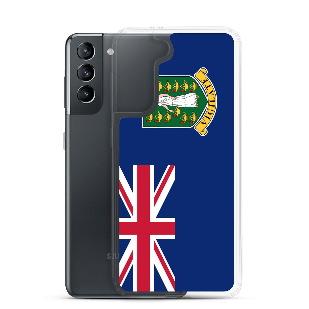 Coque Téléphone Drapeau des îles Vierges britanniques - Pixelforma