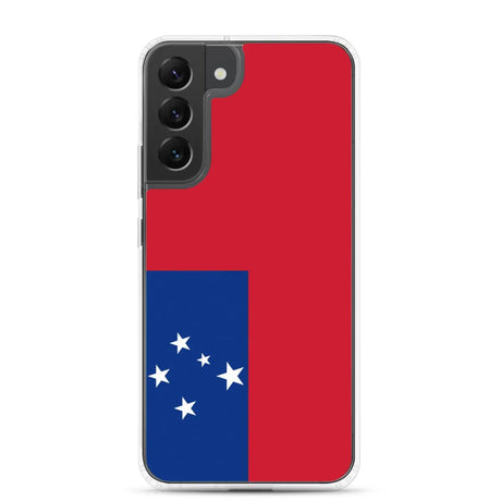 Coque téléphone drapeau des samoa - pixelforma