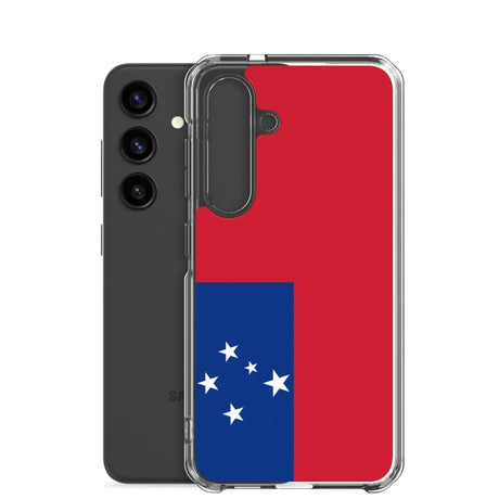 Coque téléphone drapeau des samoa - pixelforma