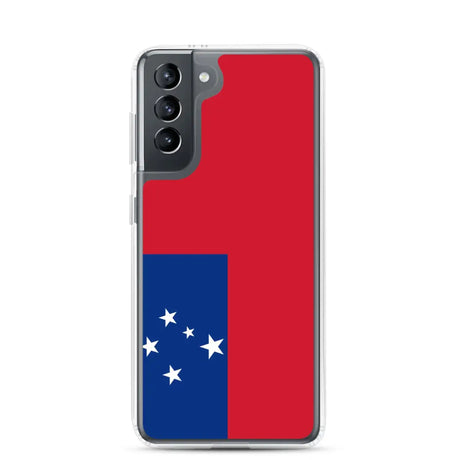 Coque téléphone drapeau des samoa - pixelforma