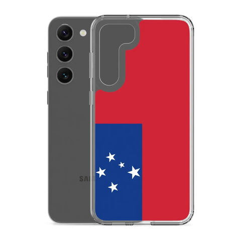 Coque téléphone drapeau des samoa - pixelforma