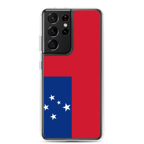 Coque téléphone drapeau des samoa - pixelforma