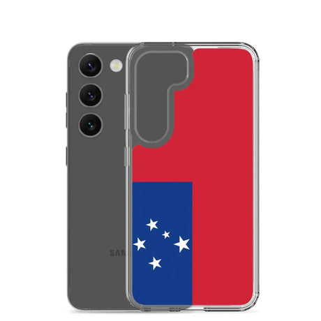 Coque téléphone drapeau des samoa - pixelforma