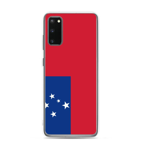 Coque téléphone drapeau des samoa - pixelforma