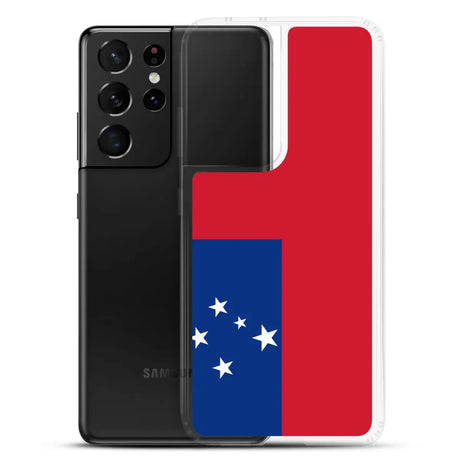 Coque téléphone drapeau des samoa - pixelforma